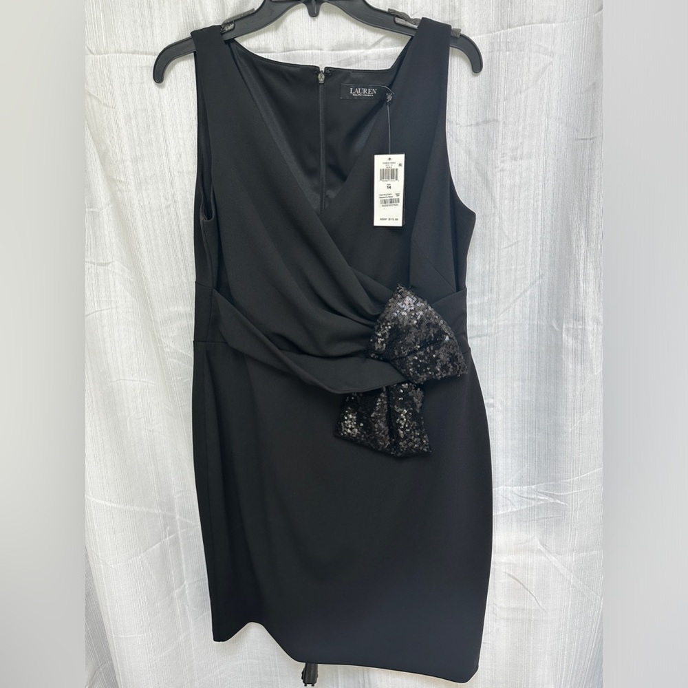 Ralph Lauren Women's Black Dress Size 14